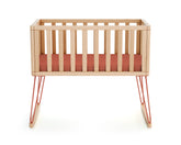 Berceau à bascule en bois Terracotta - Jurababy